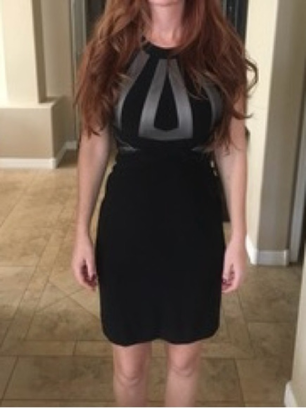 Elegant Morgan & Co. Black Backless Dress